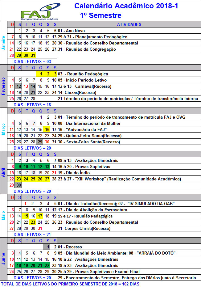 calendario 2018 1