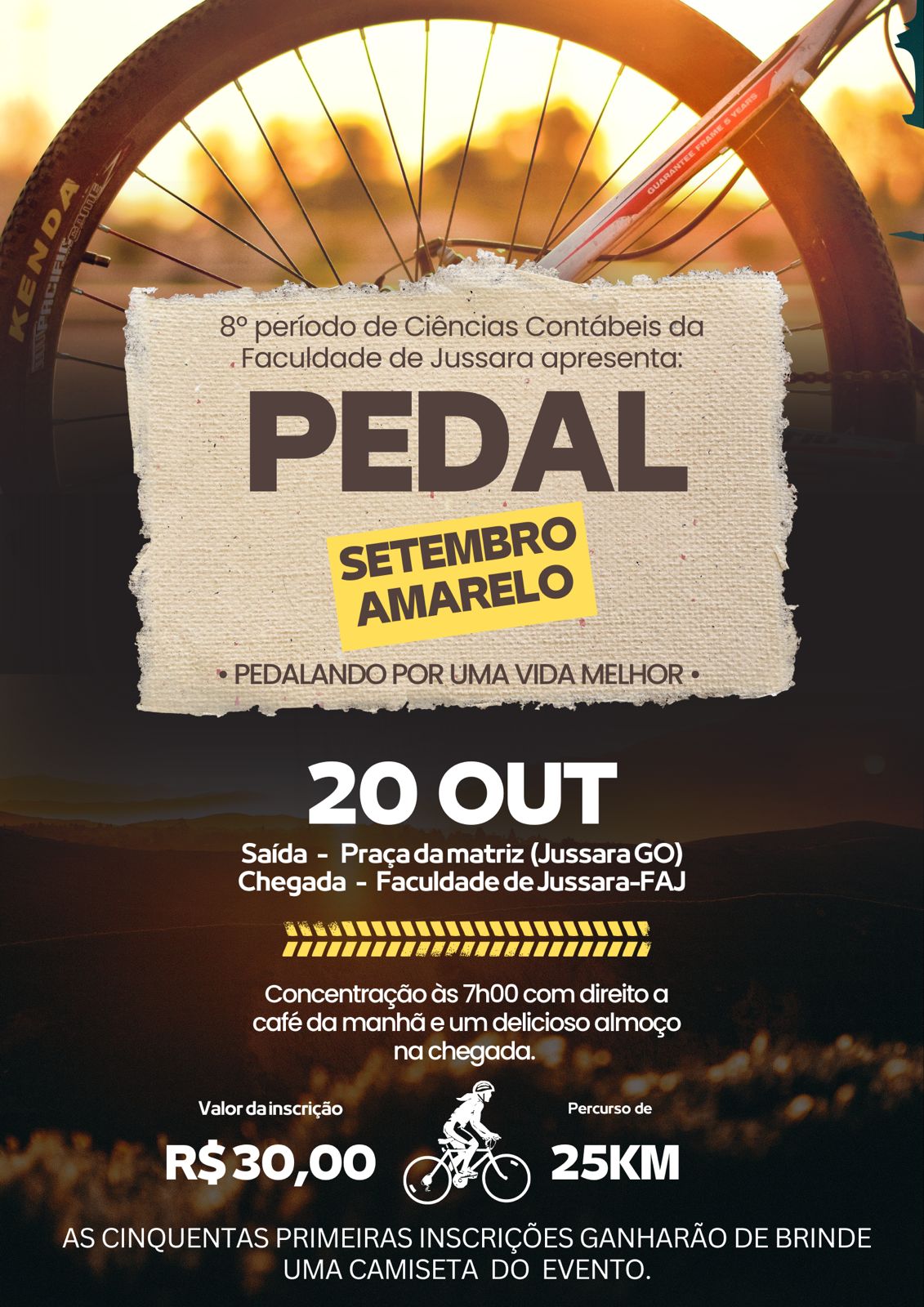 pedal setembro amarelo 2024