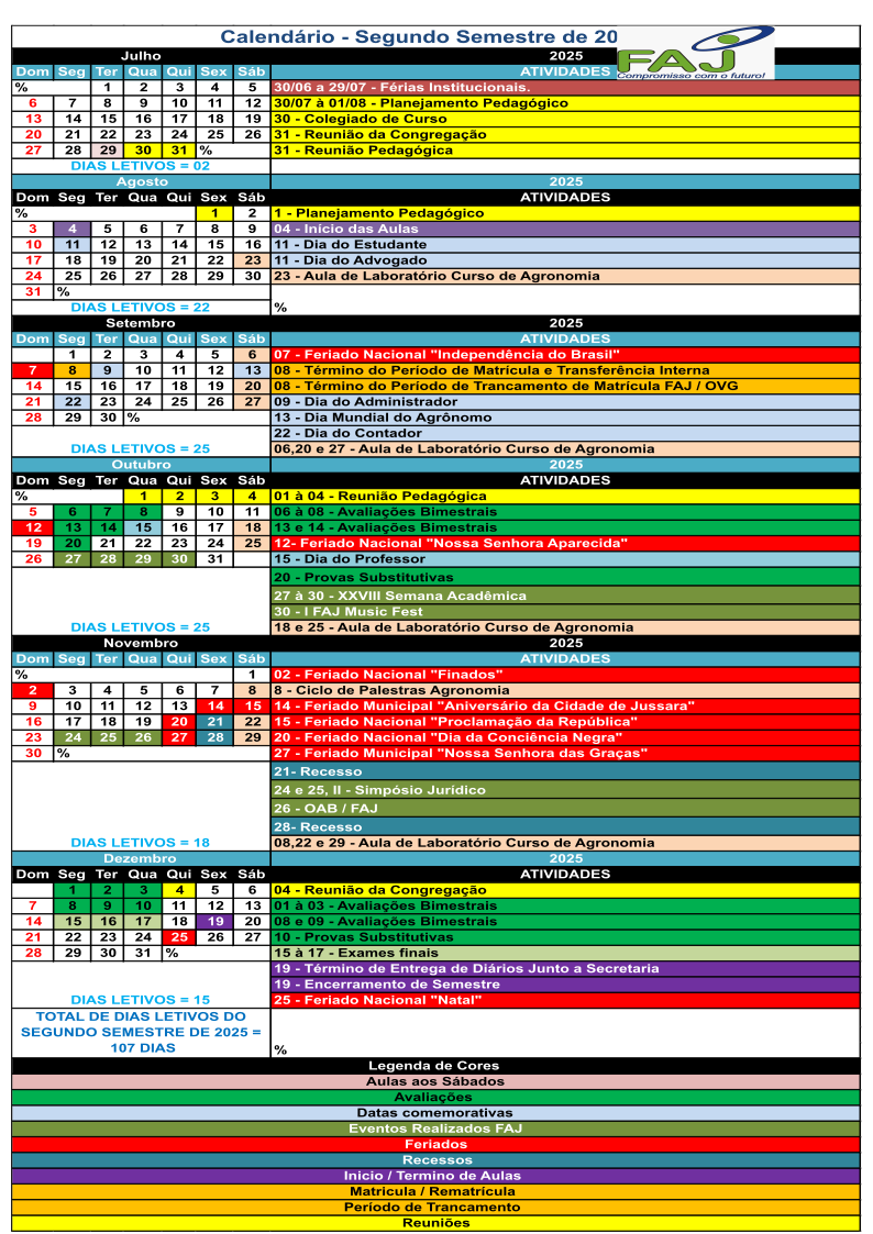 calendario 2025 2 N